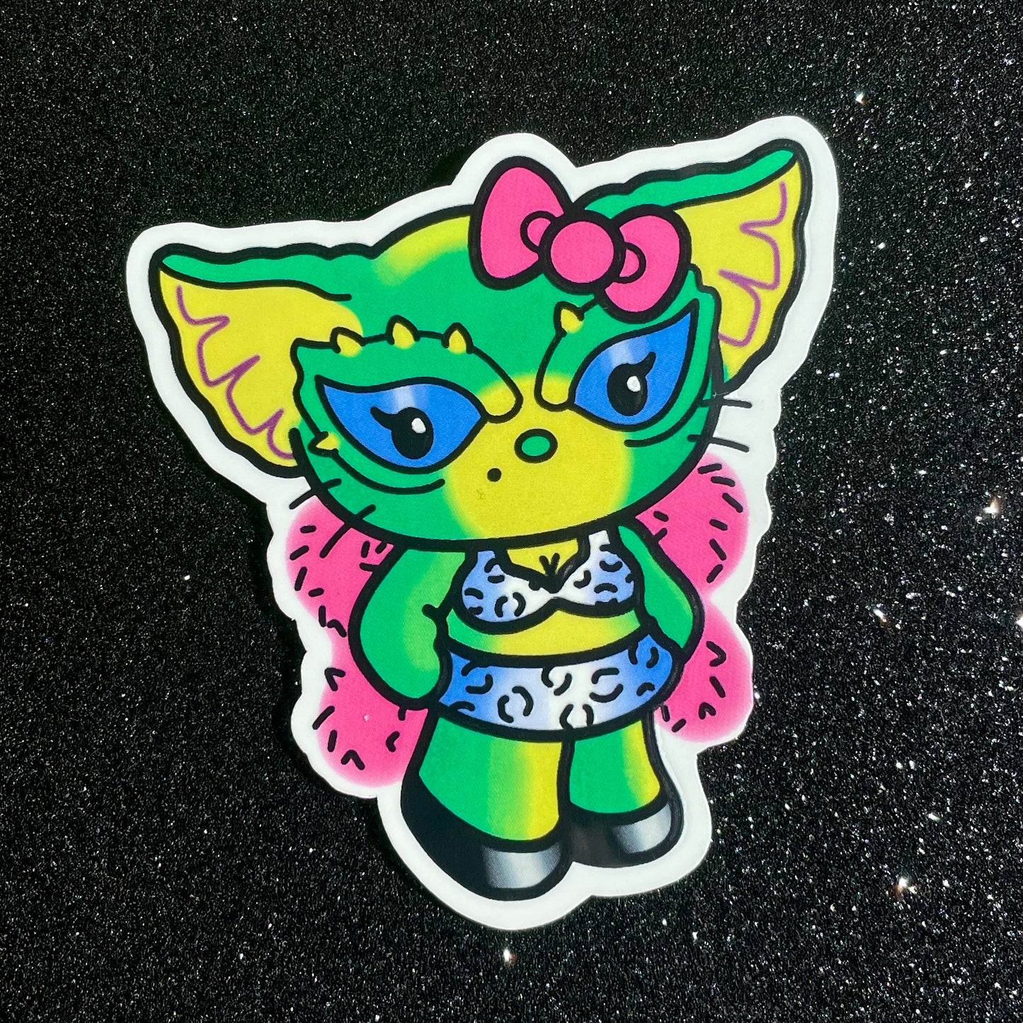 GRETA GREMLIN HELLO KITTY sticker