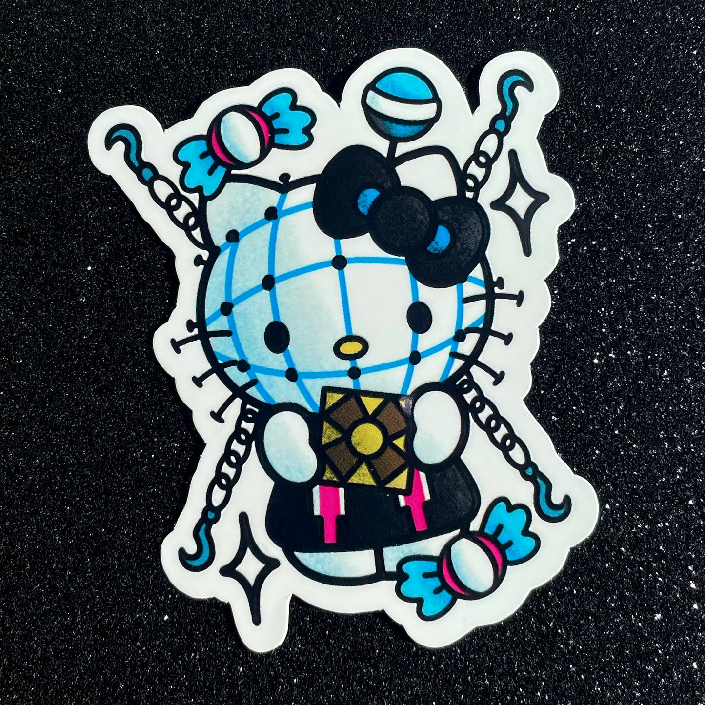 PINHEAD HELLO KITTY (b grade sticker)