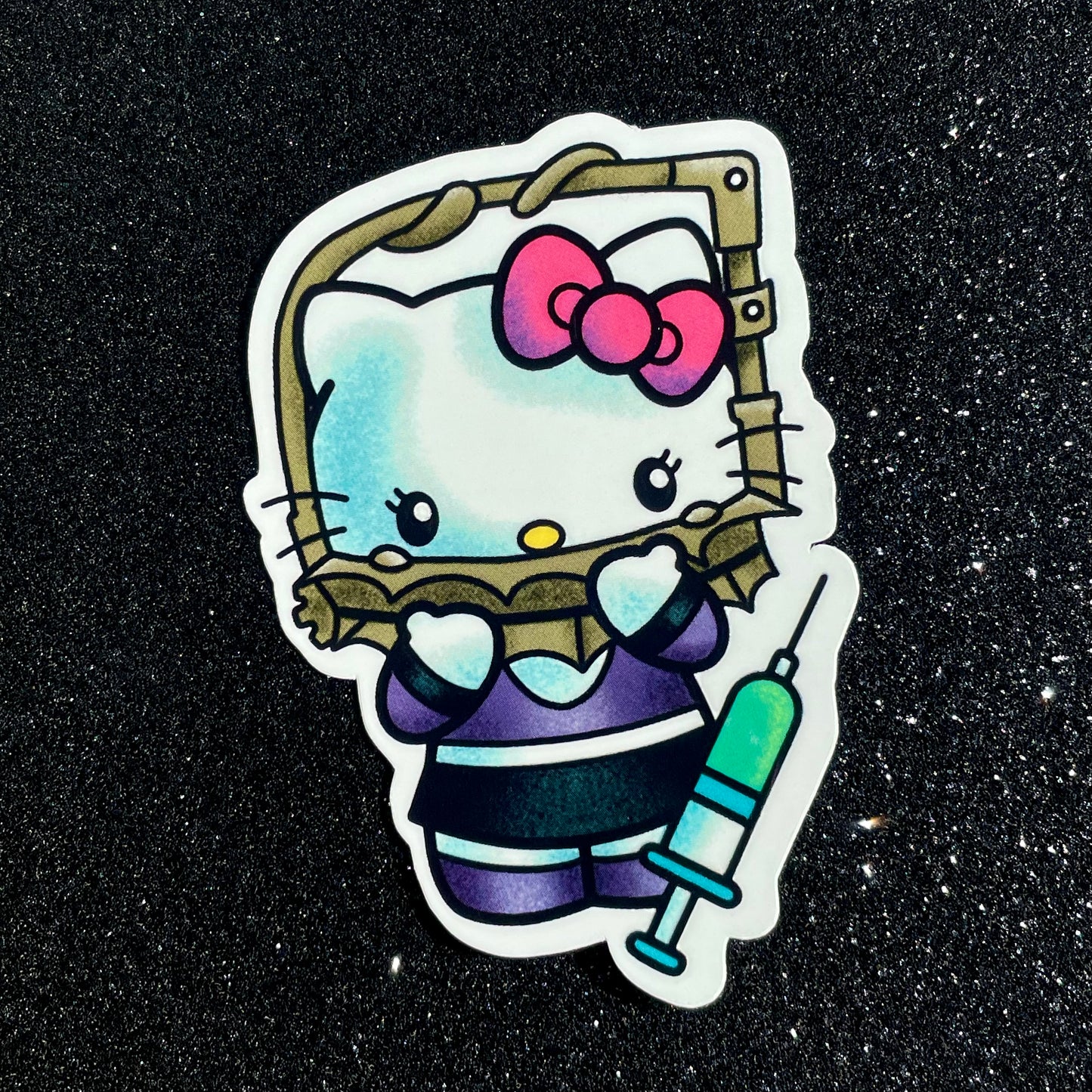 SAW AMANDA HELLO KITTY (b grade sticker)